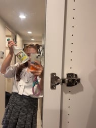 오늘의 모습? 백유리?