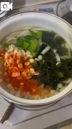 삶은 우동!